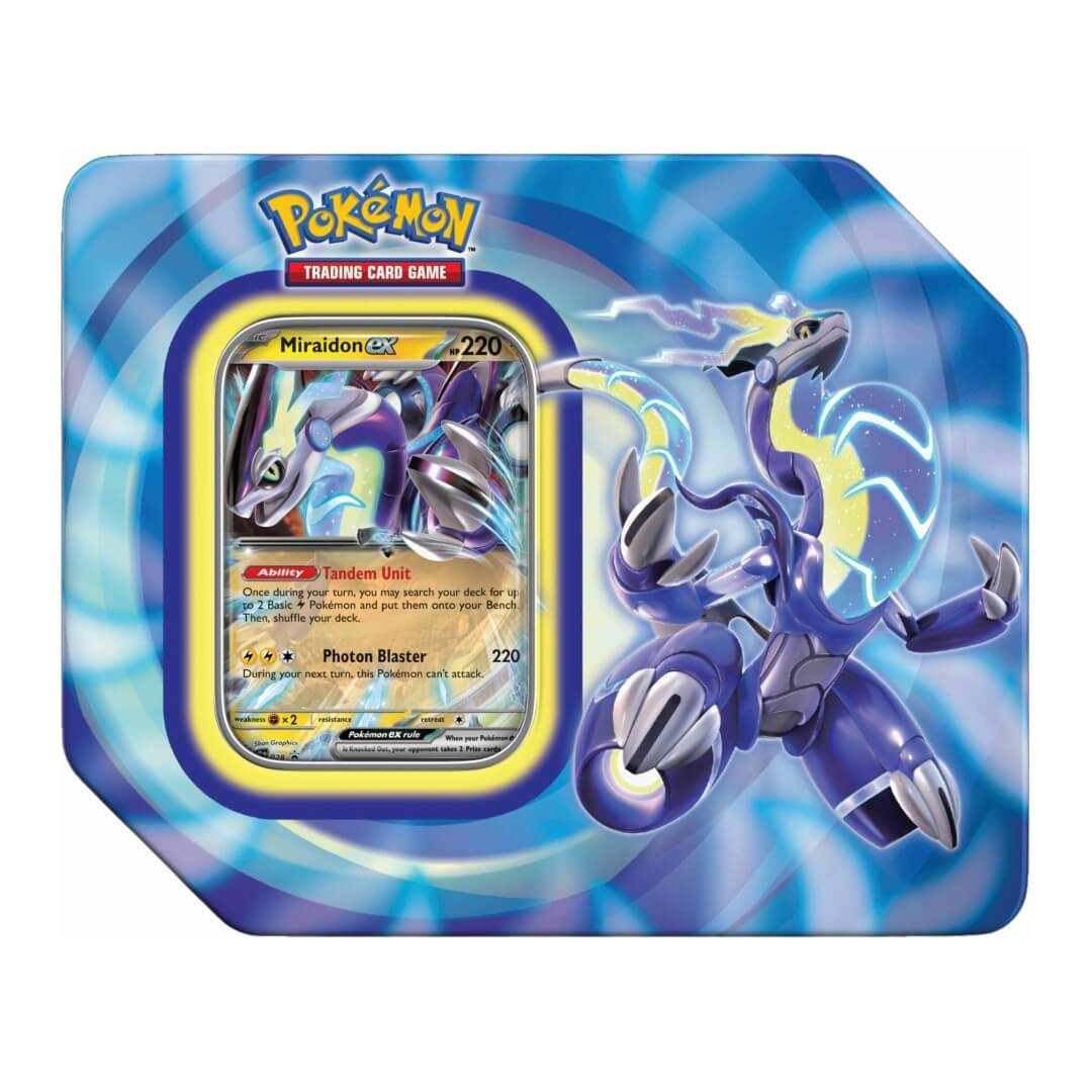 🔥2026 Christmas Gift🎄 Paldea Legends Tin (Miraidon ex)