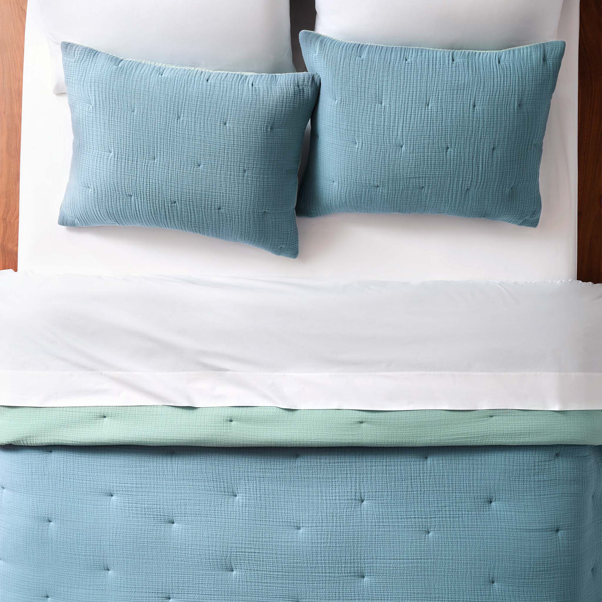 Breezeweave Reversible Cotton Sham Set