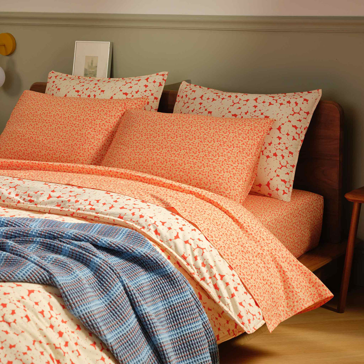 Set of 2 Washed Classic Percale Core Sheet Set Bundle