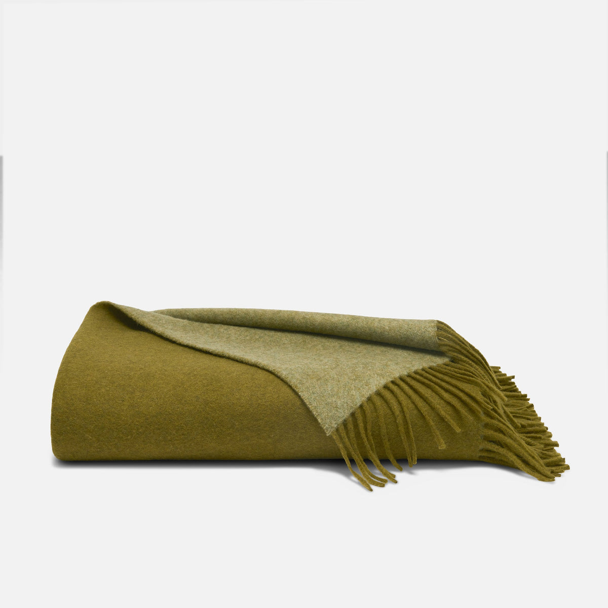Two-Toned Lambswool Throw Blanket