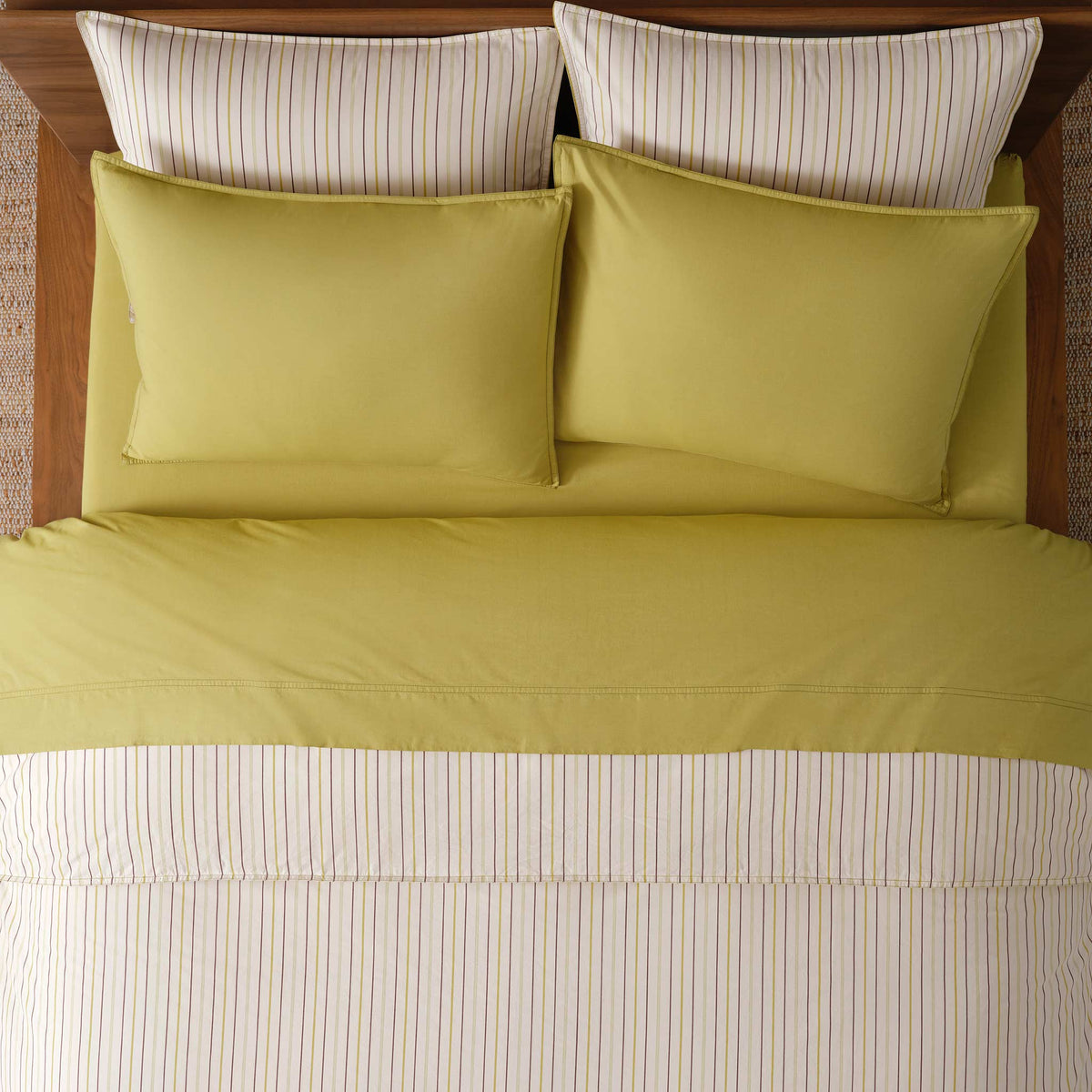 Set of 2 Washed Classic Percale Core Sheet Set Bundle