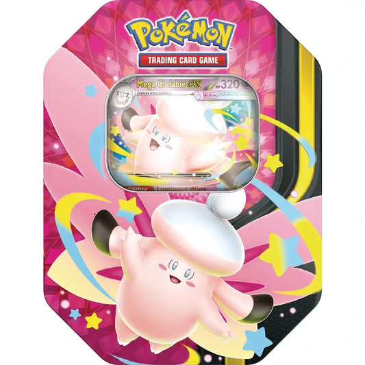 🔥2026 Christmas Gift🎄: Mega Moonlit Tin - Mega Clefable ex