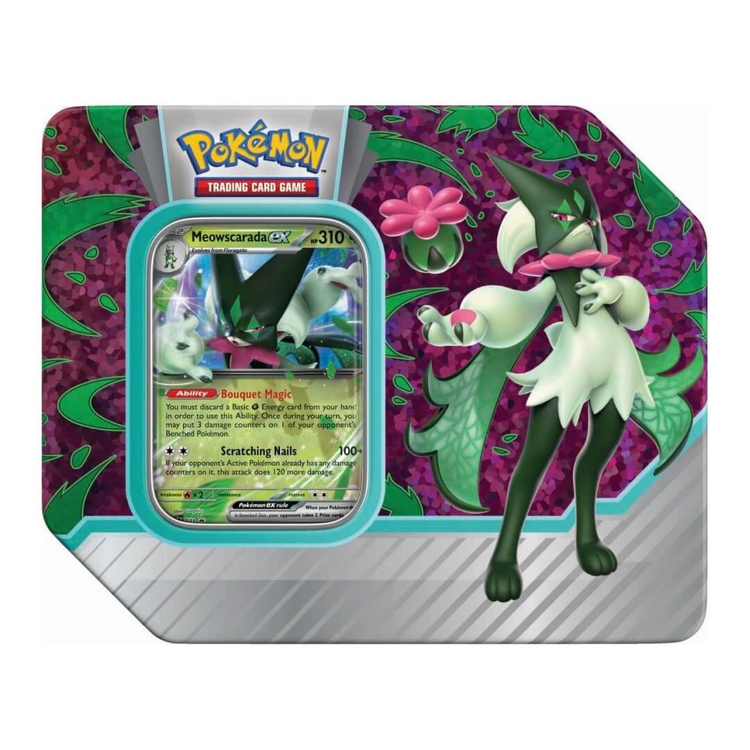 🔥2026 Christmas Gift🎄: Paldea Partners Tin (Meowscarda ex)