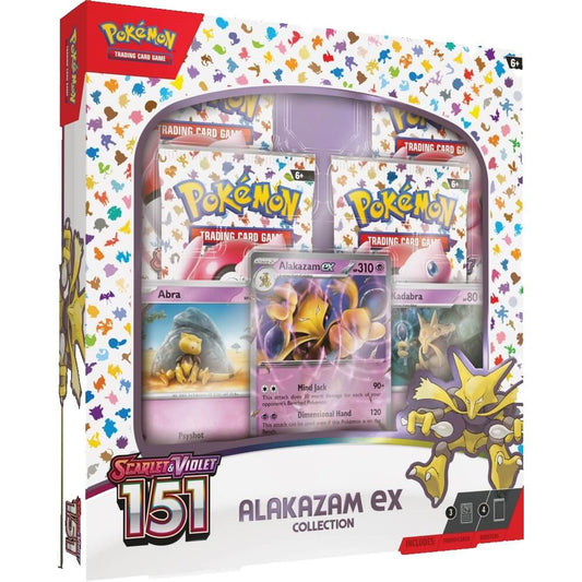 🔥2026 Christmas Gift🎄: Scarlet & Violet - 151 Collection Box (Alakazam ex)