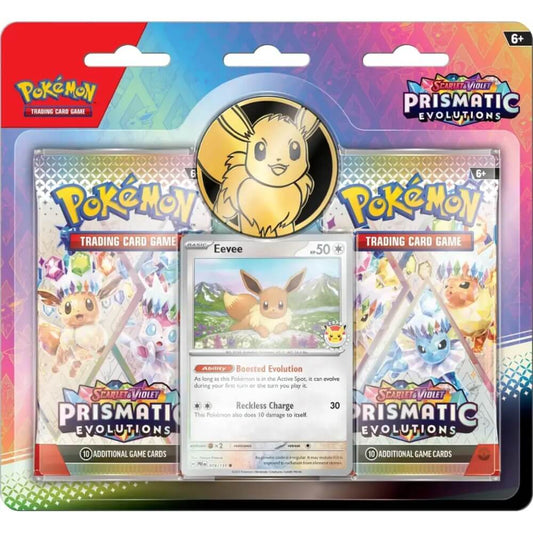 🔥2026 Christmas Gift🎄: Scarlet & Violet - Prismatic Evolutions 2-Pack Blister