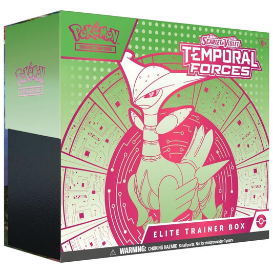 🔥2026 Christmas Gift🎄: Scarlet & Violet - Temporal Forces Elite Trainer Box (ETB) (Iron Leaves)