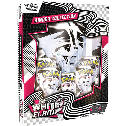 🔥2026 Christmas Gift🎄: Scarlet & Violet - White Flare Binder Collection